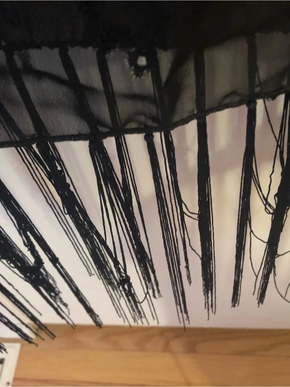 Black Fringe Sheer Scarf Wrap - Women Accessories